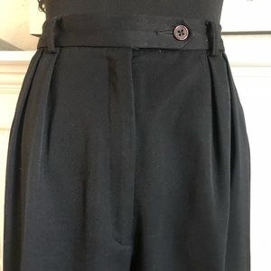 Vintage High Waist Pleated Trousers